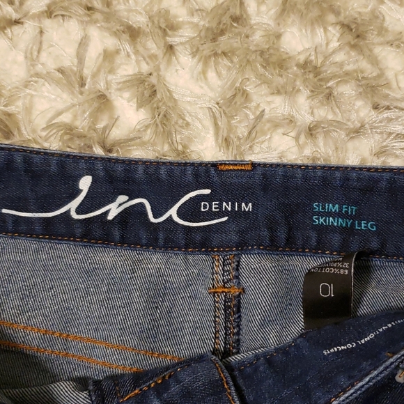 Womens INC Slim Fit jeans 10 - Picture 2 of 3